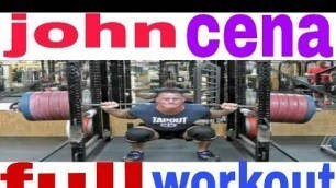 'wwe, john cena workout daily routine 2017'