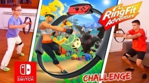 'RING FIT ADVENTURE CHALLENGE ! - On teste le nouveau jeu de sport Nintendo Switch !'