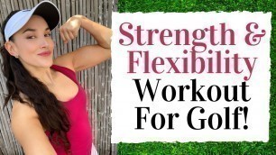 'Workout For Golf - GAIN 10+ YARDS IN ONLY 15 MINUTES - Golf Fitness Tips'