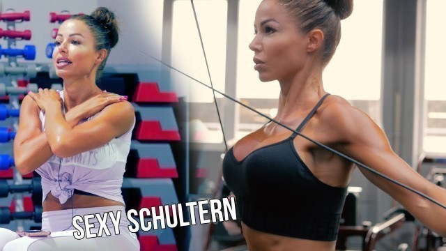 'Schulter Workout für Frauen - Programm zum Nachtrainieren'