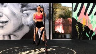 'Rhian Cowburn Battle Ropes World Record- ITV Coverage'