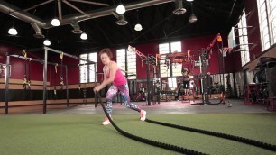 'Total-Body Battle Ropes Workout'