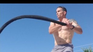 'Movement Breakdown For Rainbows (Arcs) With Battle Ropes'