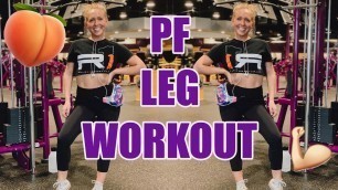 'Planet Fitness Leg and Glute Workout'