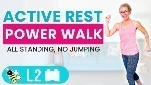 'Active Rest Day, 10 minute POWER WALK workout | Pahla B Fitness'