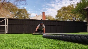 'MoveStrong  Backyard Circuit With Battle Ropes, Bodyweight, Heavy Bag'