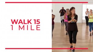 'Walk At Home: Walk 15 | 1 Mile Walking Exercise'