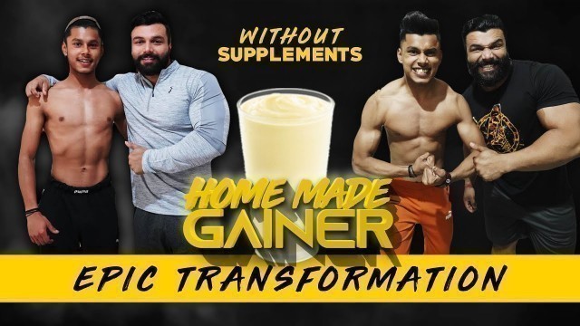 'HOME MADE MASS GAINER For Muscle Mass'