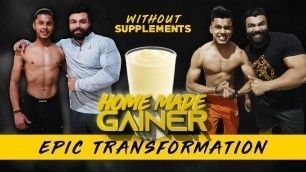 'HOME MADE MASS GAINER For Muscle Mass'