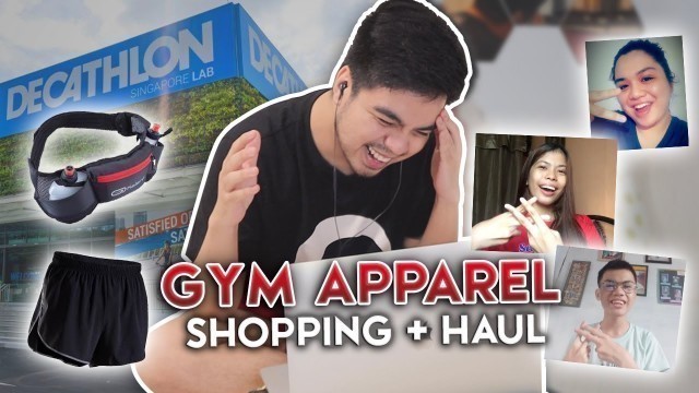 'FITNESS SHOPPING HAUL + REACTING TO MY SUBSCRIBERS | #RedVlogs'