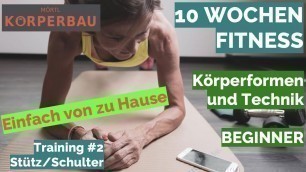 'Training #2 - 10 Wochen Fitness \"Schulter\" Level: Easy'