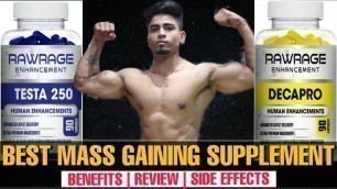 'Best Mass Gaining Supplement | Benefits - Honest Review - Side Effects Ft. Rawrage @Fitness Fighters'