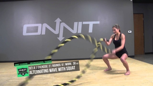 'Fat Burning Battle Ropes HIIT Workout'