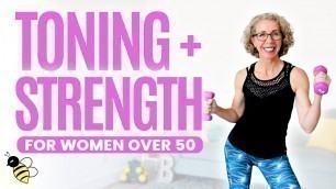 'TONING + STRENGTH Workout for Women over 50 ⚡️ Pahla B Fitness'