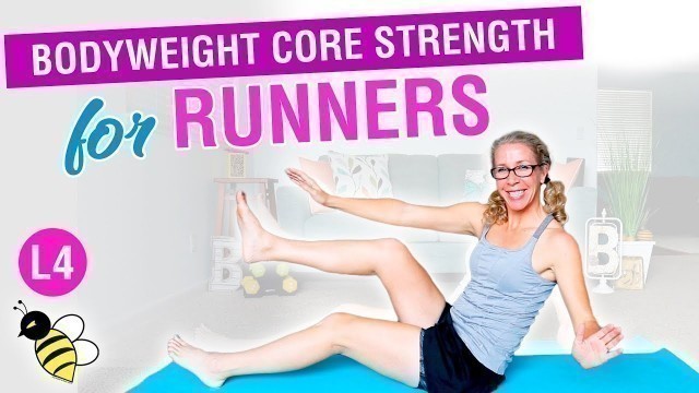 'Bodyweight ABS + GLUTES Workout for RUNNERS | Core Strength with Pahla B Fitness'