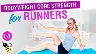 'Bodyweight ABS + GLUTES Workout for RUNNERS | Core Strength with Pahla B Fitness'