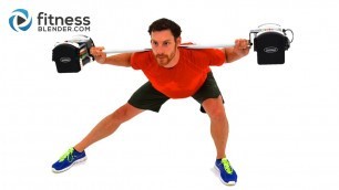 'Mass Building Workout for Legs - 35 Minute At Home Lower Body Barbell Workout for Strength'