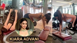 'Kiara Advani Gym Workout Video | Kiara Advani Latest Workout | Filmyfocus.com'