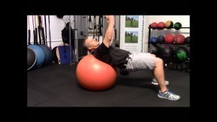 'Golf Specific Stability Ball Workout'