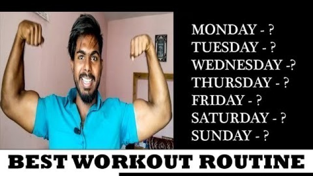 'Best Workout Routine For Building Muscle Mass | JESIN FITNESS'