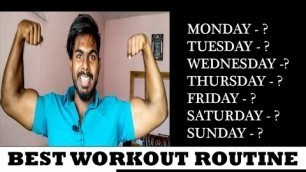 'Best Workout Routine For Building Muscle Mass | JESIN FITNESS'
