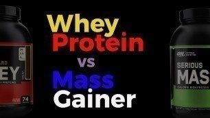 'Mass Gainer Vs Whey Protein (Tamil)'