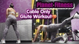 'GLUTE CABLE WORKOUT | SAAVYY'