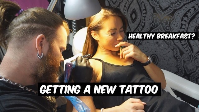 'MY NEW TATTOO + HEALTHY BREAKFAST + LEG DAY | VLOG DAY'