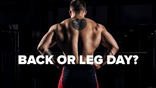 'Deadlifts on Leg Day or Back Day? | Tiger Fitness'