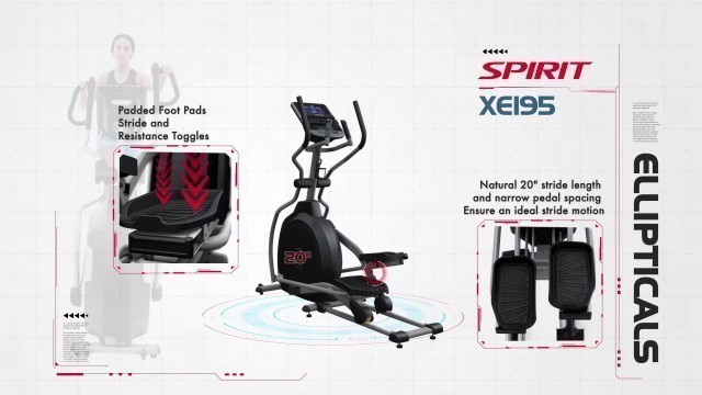 'Spirit Home Elliptical XE195'