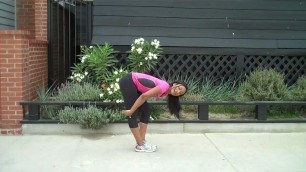 'How To Get Fit Fast B NAKED Workout After Workout Stretch by Linda Okwor of Bodelogix.com'
