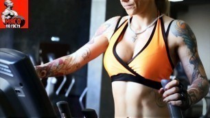 'Tattoo sexy fitness model Natasha Mayorova'