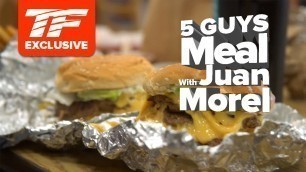 '5 Guys Cheat Meal with IFBB Pro Juan Morel | Tiger Fitness'