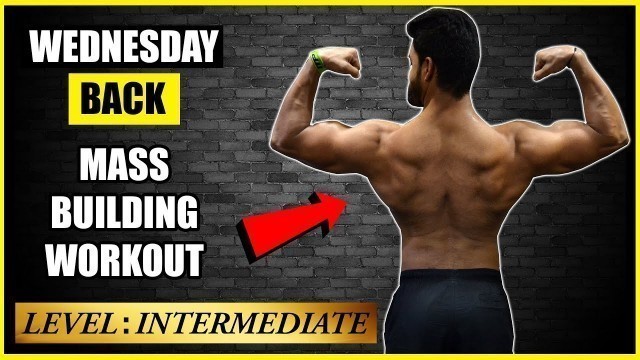 'Complete Back Workout For Mass | Nikhil Nautiyal Fitness'