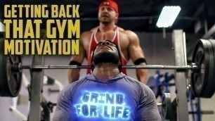 'Getting Back Your Gym Motivation | Tiger Fitness'
