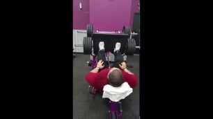 '630Pds Leg press up in Planet Fitness (Brownsville)'