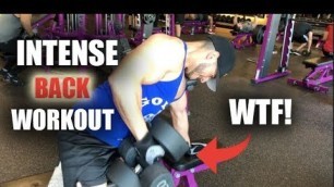 'INTENSE BACK WORKOUT AT PLANET FITNESS (YES PLANET FITNESS)'