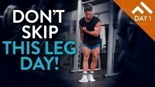 'Get Bigger Quads (Full Leg Workout) | Week in the Swole Program Pt. 2'