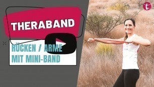 'Mini Band Workout Rücken - Arme - Schultern | Oberkörper Training mit Theraband'