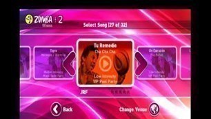 'Zumba fitness 2 (full song list wii)'