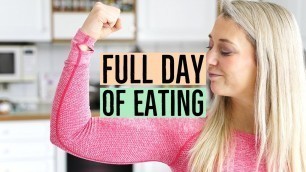 'FOOD DIARY Muskelaufbau für Frauen | Gesund zunehmen | Full Day of Eating'