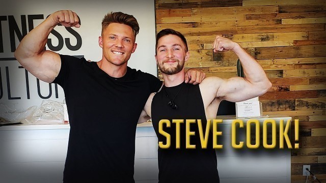 'Meeting Steve Cook at Fitness culture!'