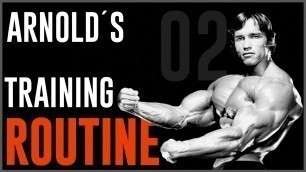 'Arnold Schwarzenegger Training Routine 02 | Schultern & Arme'