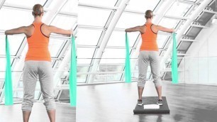 'Grönemeyer Übungen für die Fitness Tasche \"Rudern im Stehen\"'