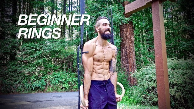 'Rings Workout Beginner Level for Building Strength and Mass'