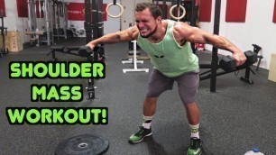 'Intense 15 Minute Gym Shoulder Workout for Muscle Mass'
