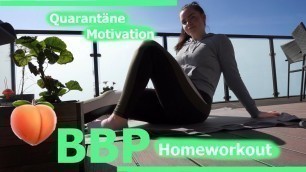 'Quarantäne Homeworkout BBP - mit Katze'