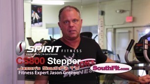 'Spirit CS800 Stepper Reviewed on SouthFit TV'