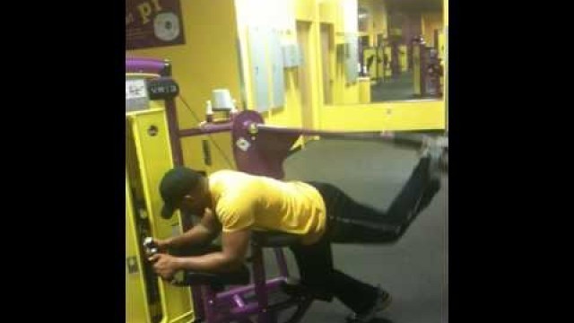 'Planet Fitness Glute Machine Left Leg'