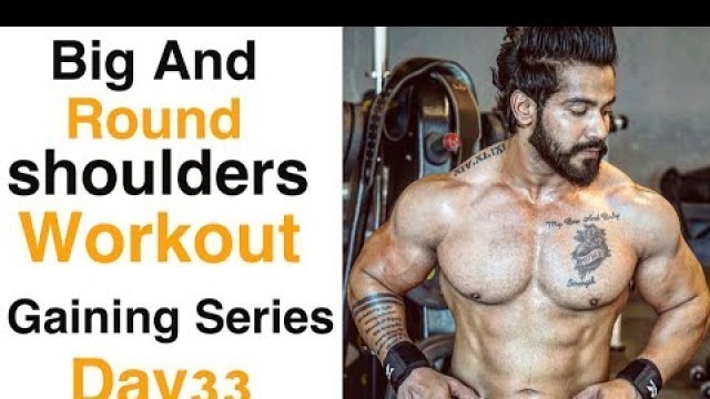 'Bigger Shoulder Workout| Complete Shoulder Workout for Mass Gain|Indian Body|Rajveer Shishodia'